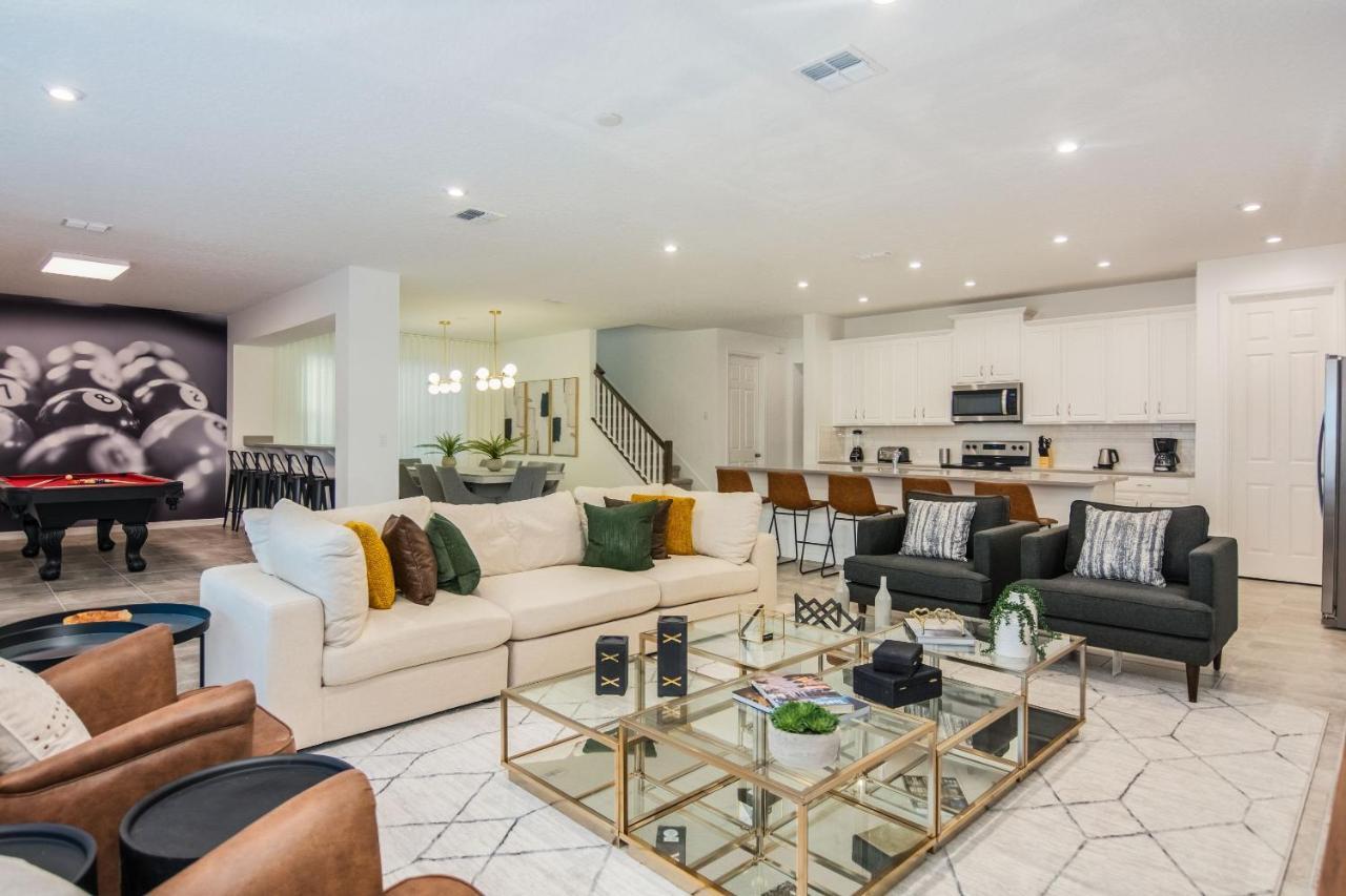 Brand New 9 Bedrooms House With Private Pool, Star Wars Game Room, Theme Rooms And Lake View Sa2145 Kissimmee Eksteriør bilde
